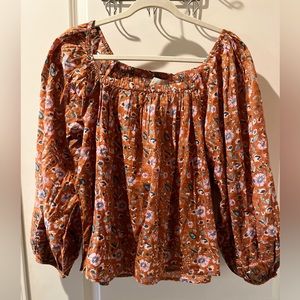 Cleobella floral bohemian top - L